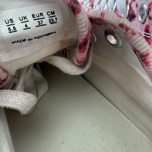 ISABEL MARANT Binkoo Tie Dye Canvas Sneakers Size 37 - Picture 6 of 9